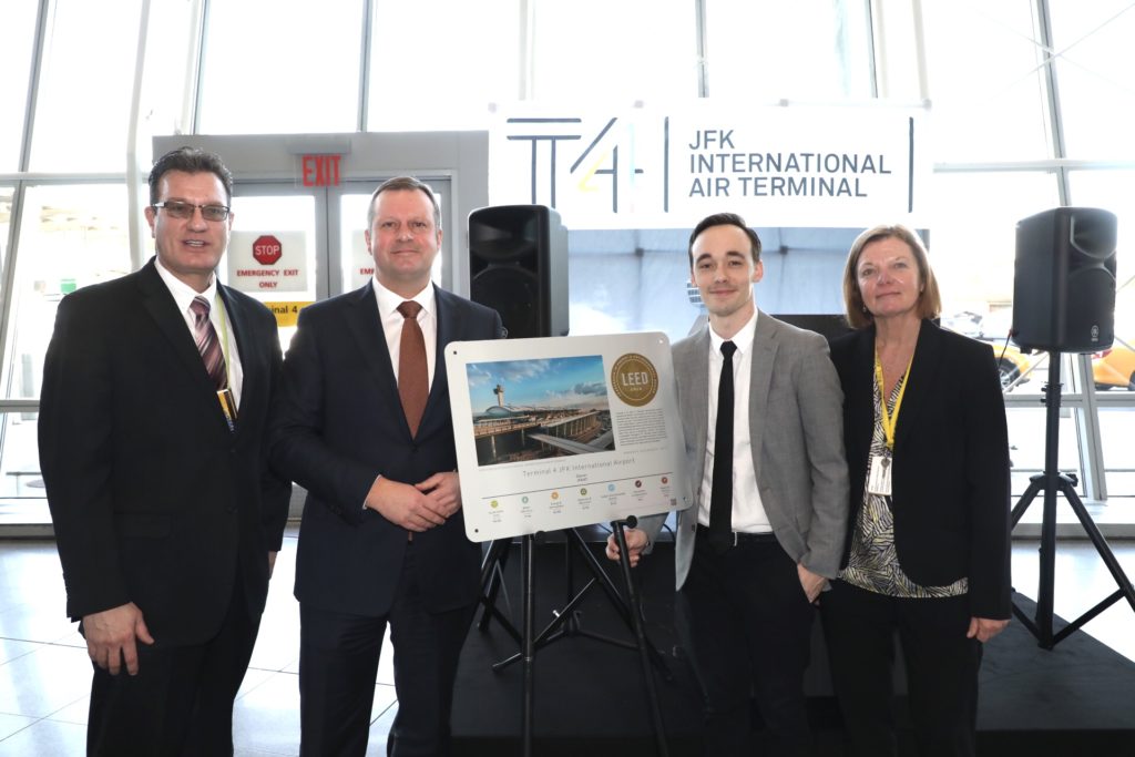 JFK Airport Terminal 4 is LEED Gold certified